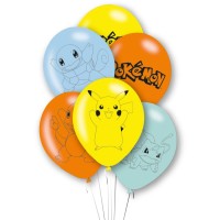 Contiene : 1 x 6 globos Pokemon