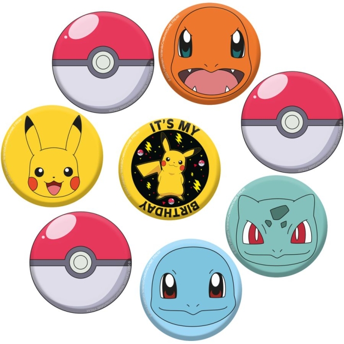 8 Chapas Pokemon 