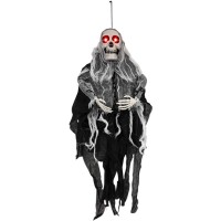 Fantasma animado colgante negro - 80 cm