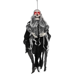 Fantasma animado colgante negro - 80 cm