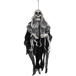 Fantasma animado colgante negro - 80 cm. n1
