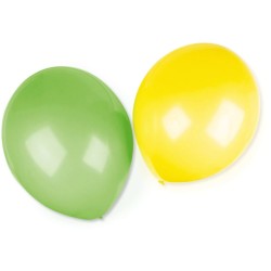 Lote de 4 Globos de L�tex Multicolores � Amarillo,  Verde,  Rojo y Azul � � 40 cm. n�1
