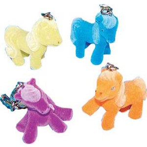 2 Llaveros Pony de Colores