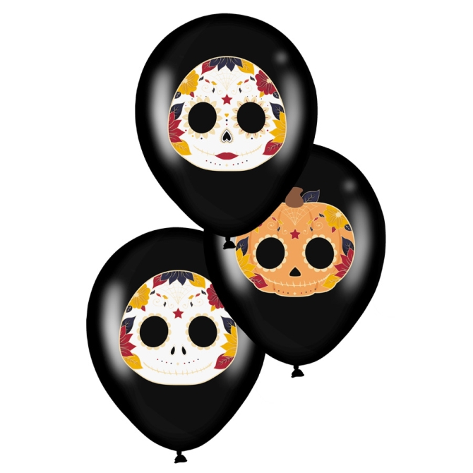 6 Globos - Dia De Los Muertos 