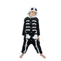 Disfraz de Esqueleto Kigurumi Talla 7-9 Aos