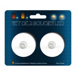 Juego de 2 velas LED. n1