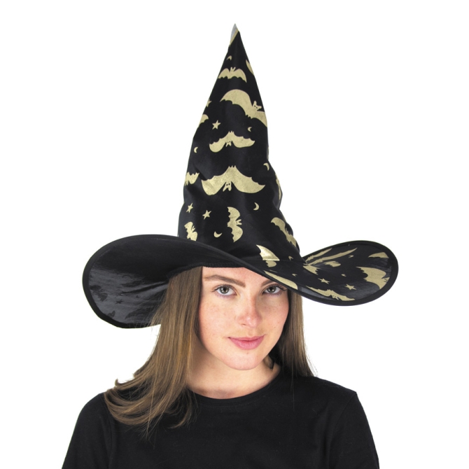 Sombrero de Bruja dorado 