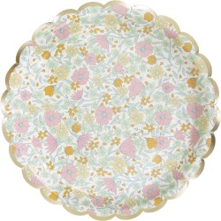 Caja de fiesta shabby y dorada. n�1