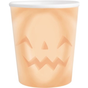 8 Tazas Calabaza Halloween Pastel