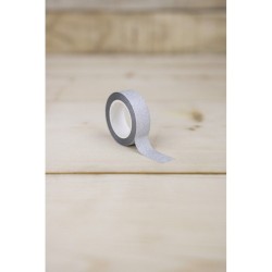 Washi Tape - Purpurina Argent. n1