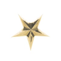 Estrella dorada grande -  60 cm