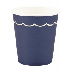 Prty Box Festoneado Azul Marino / Dorado. n2