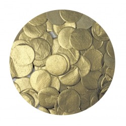 Can de confeti dorado - 28 cm. n1