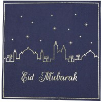 16 Servilletas Eid Mubarak