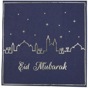 16 Servilletas Eid Mubarak