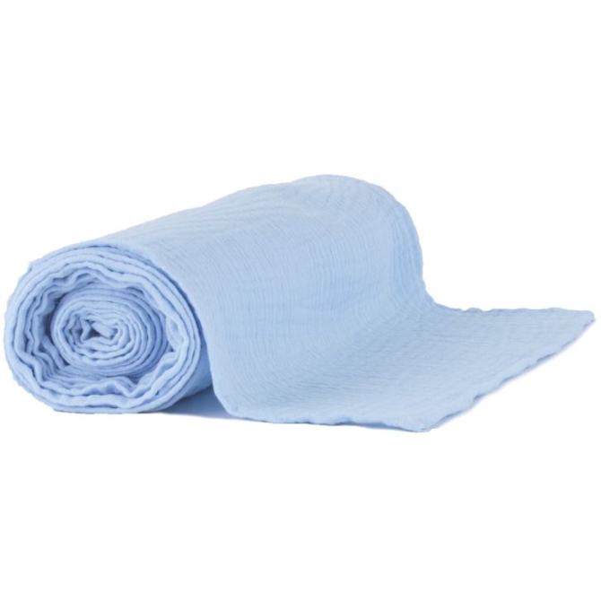Traves de Mesa en Algodn Azul Pastel - 3 m 