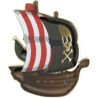 8 Platos Barco pirata