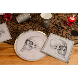 16 Servilletas calavera - Gabinete de Curiosidades. n1