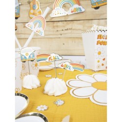 10 Palillos para Cctel - Fiesta Hippie. n2