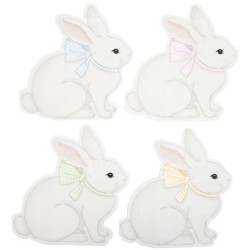 16 mis servilletas de conejo pastel. n1