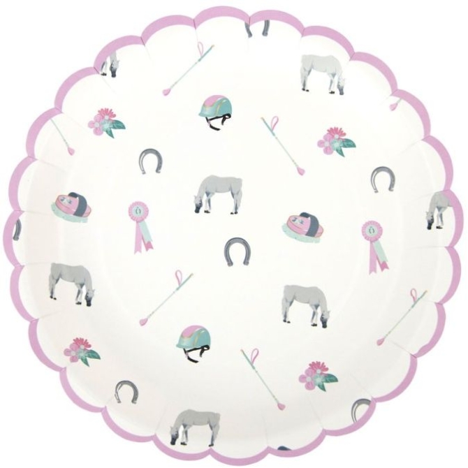 8 platos caballo de amor 