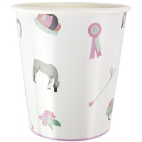 Contiene : 1 x 8 vasos caballo de amor