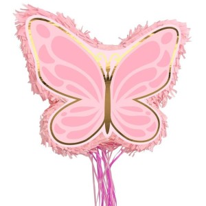 Pi�ata mariposa rosa