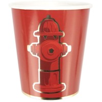 8 vasos de bombero