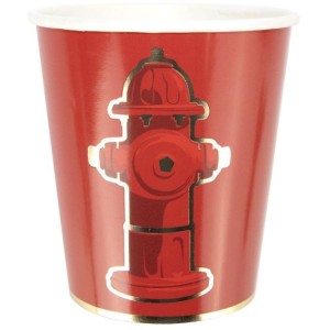 8 vasos de bombero