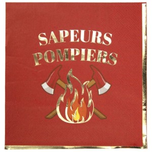 16 servilletas bombero