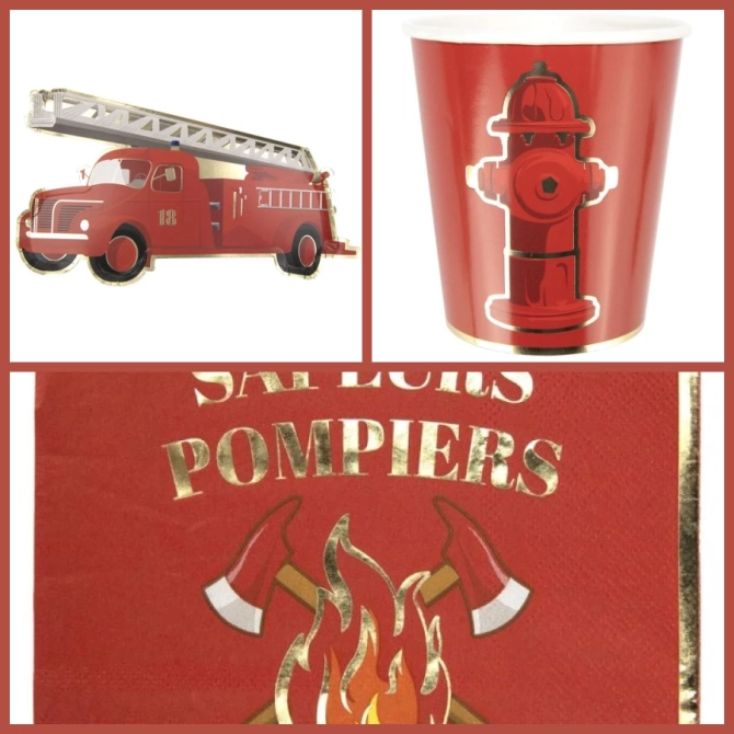 Caja de fiesta de bomberos 