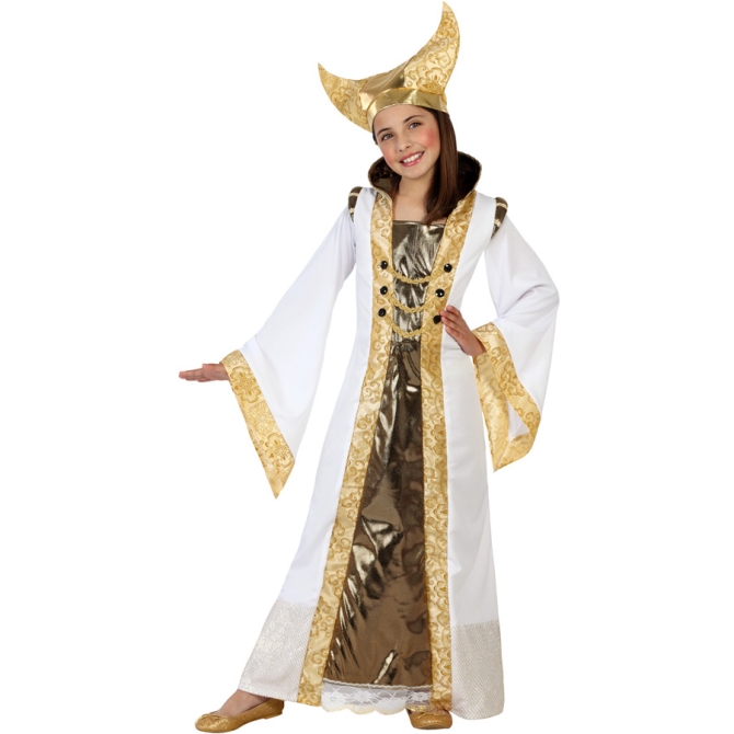 Disfraz de Reina Medieval Oro 