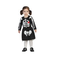 Disfraz de esqueleto de beb para nia de 6 a 12 meses