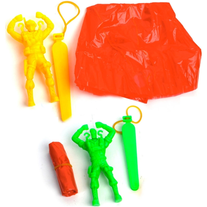 1 juego de paracadas (9 cm) 