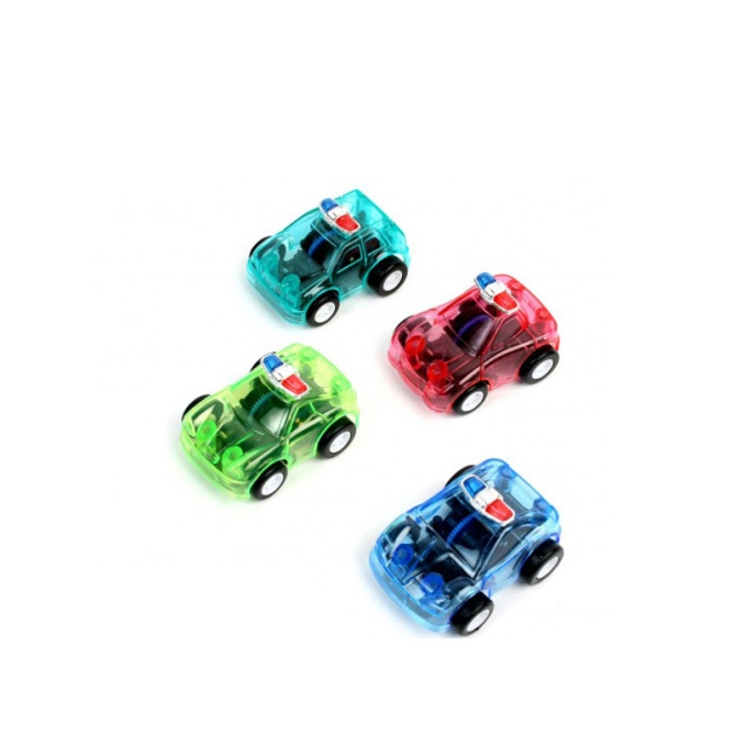 1 Coche de Polica (6 cm) - Plstico 