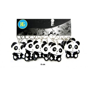 1 Llavero Panda 2D (4,5 cm) - Goma