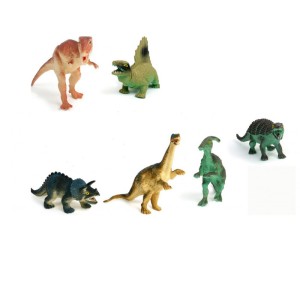 Figura de dinosaurio de plstico (12-14 cm)