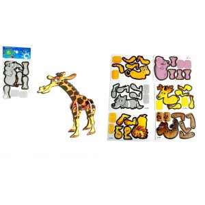 Minipuzle 3D - Zoolgico de animales de 8 piezas (10,5 cm)