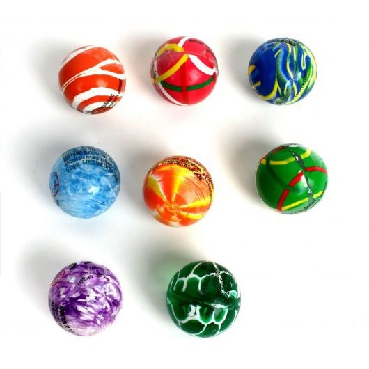 1 mini pelota sper saltarina - 3 cm 