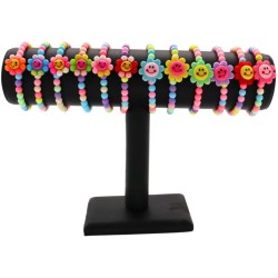 1 pulsera de cuentas de flores.. n1