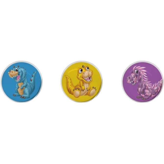 1 mini pelota saltarina de dinosaurio - 3 cm 