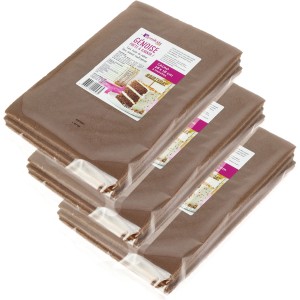 Lote de 3 Bizcochos de Cacao Rectangulares Cortados 2 + 1 Gratis