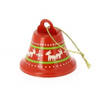 1 Campana de Navidad luces Decoracin para colgar (4 cm) - Metal