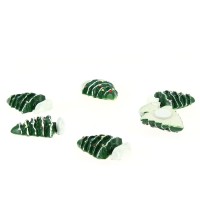 6 Mini rboles - Pegatinas (3 cm) - Resina