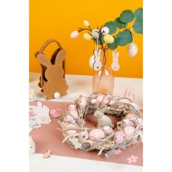 Cesta de Fieltro (20 cm) - Conejo. n2