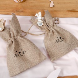 6 Pinzas para Conejos (5 cm) - Madera. n1