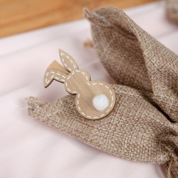 6 Pinzas para Conejos (5 cm) - Madera. n2