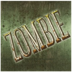 12 servilletas de fiesta de zombis. n1