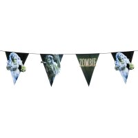Banderines de fiesta de zombis (4m)