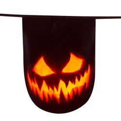 Guirnalda de banderines de calabaza espeluznante. n1